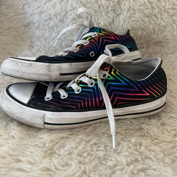 Converse All Star Iridescent star rainbow converse sneakers,Converse all star - Picture 9 of 9